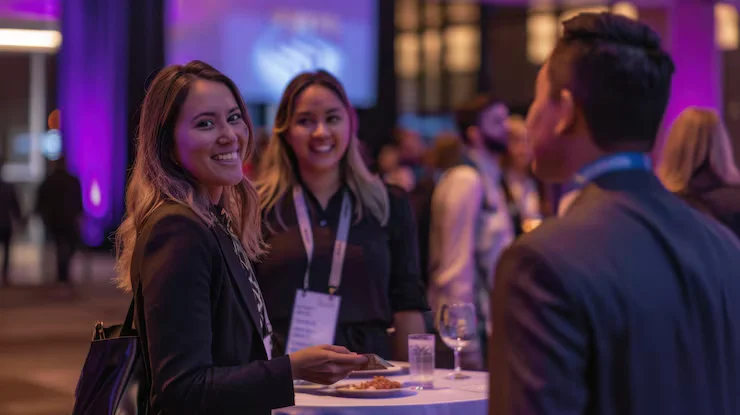 profesionales-negocios-red-evento-corporativo